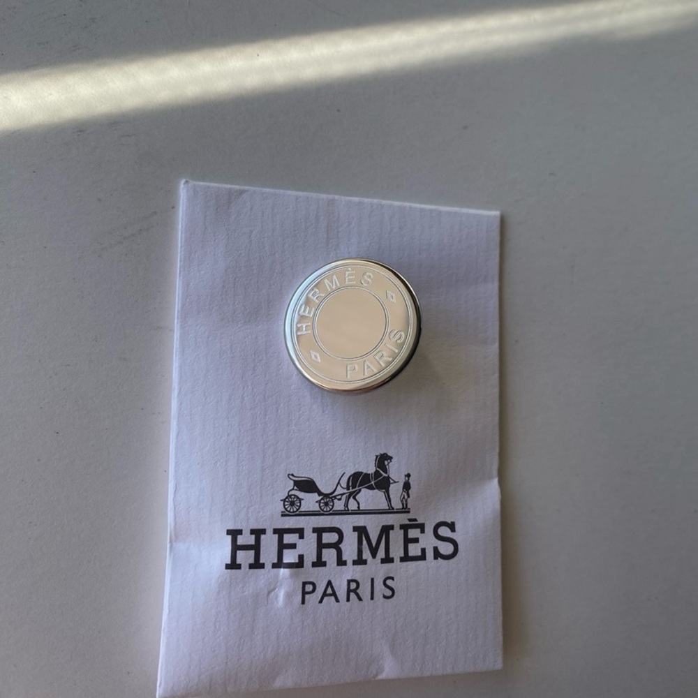 Hermès Silver Button replacement nwot
